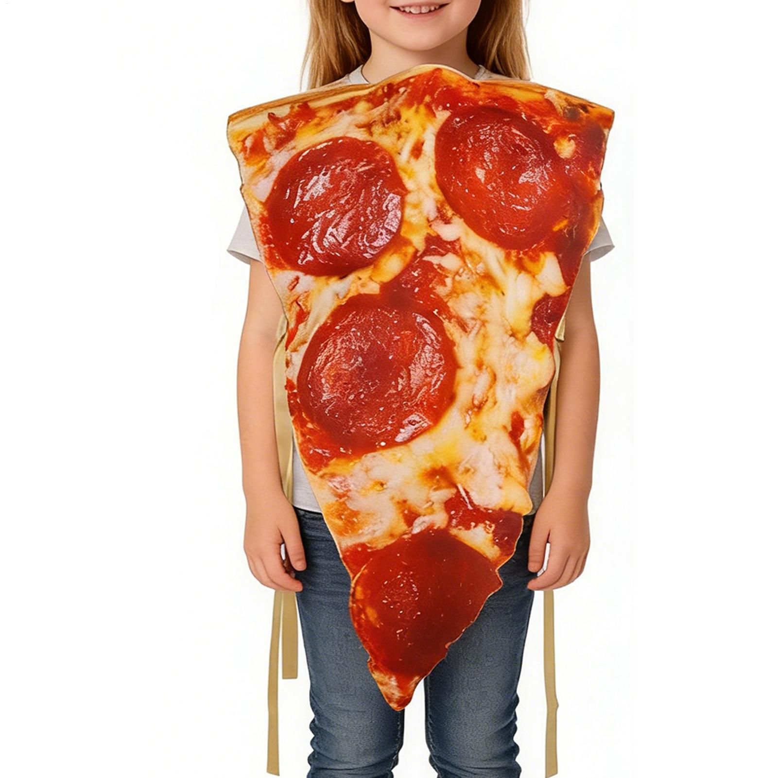 Anime Cosplay Realistic - Fantasia de Pizza para Halloween, Traje