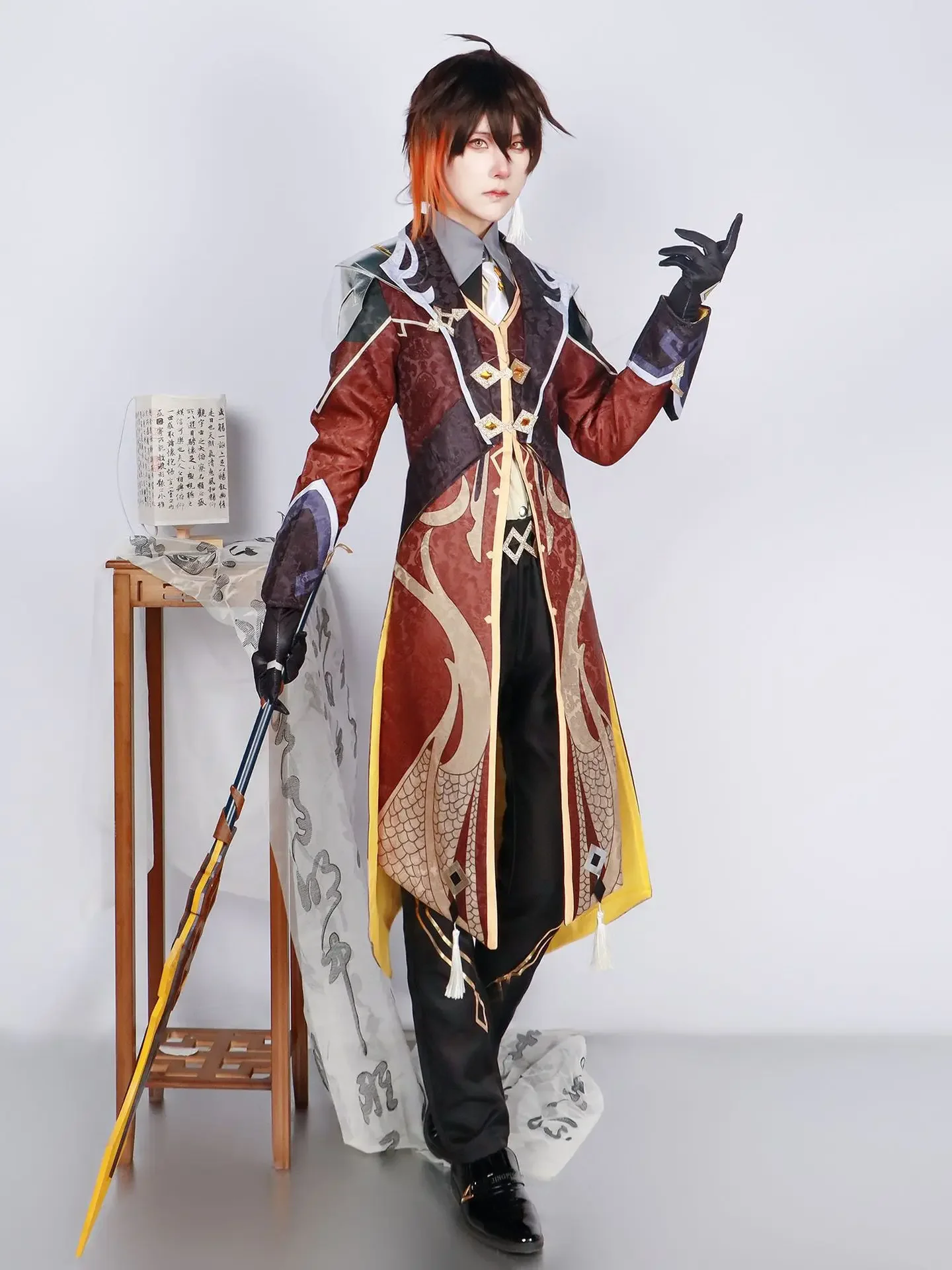 Anime Cosplay Dress For Men - Fantasia de Cosplay Zhongli de Genshin