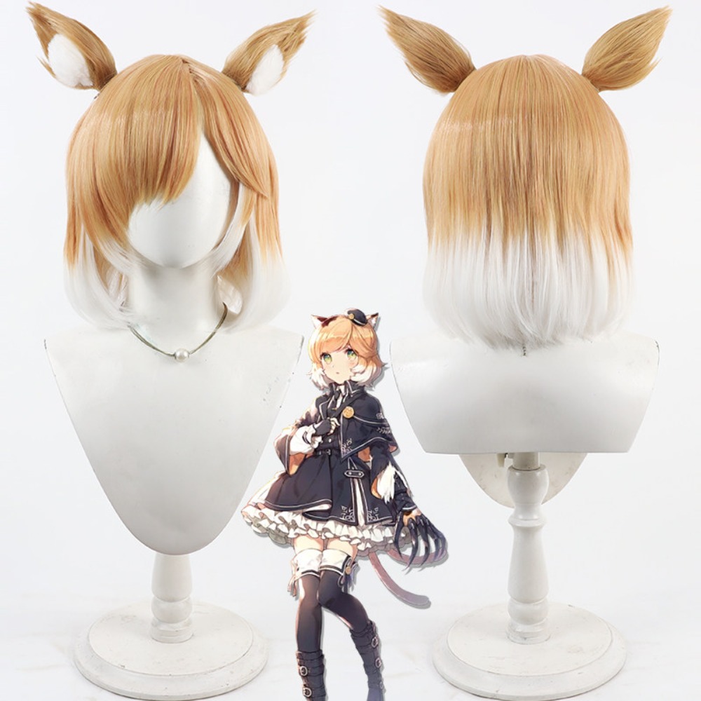 Anime Cosplay Realistic - Peruca de Cosplay Arknights Mousse com