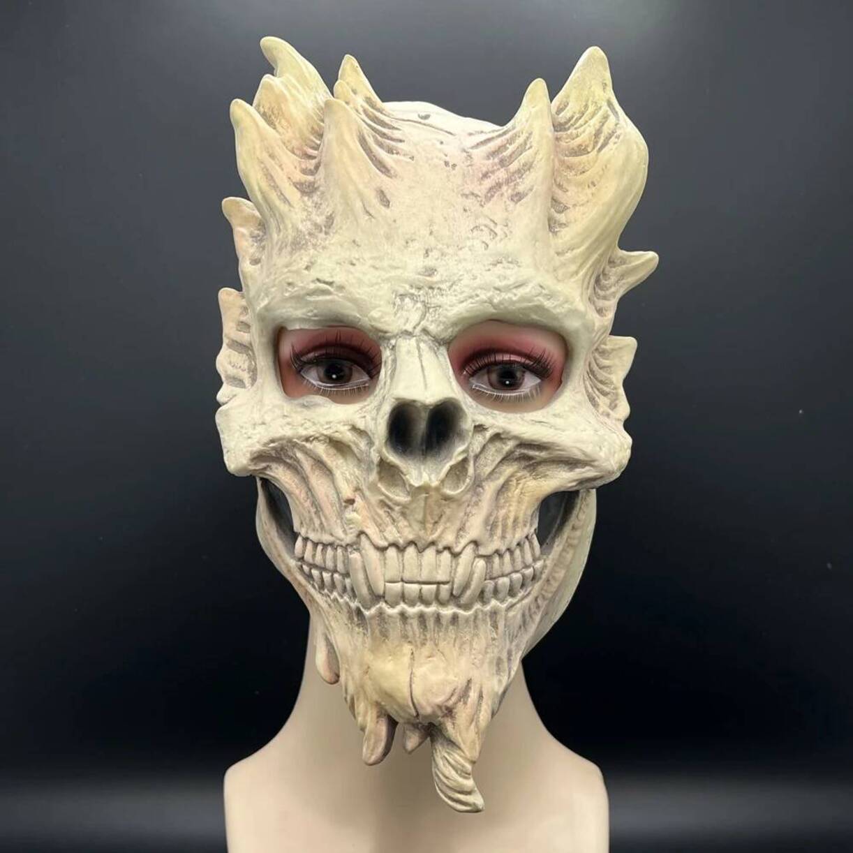 Anime Cosplay Mask - Máscara Criativa de Caveira de Demônio