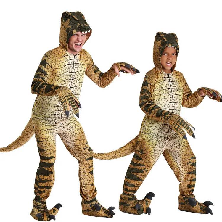 Anime Cosplay Dress For Men - Fantasia de Dinossauro Tiranossauro para Crianças