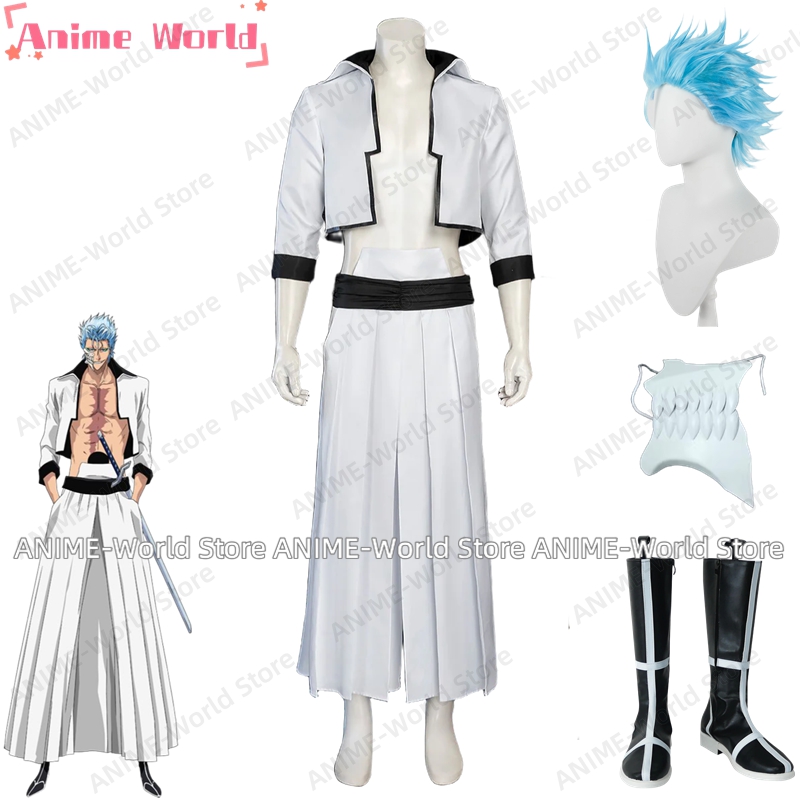 Anime Cosplay Mask - 《Tamanho personalizado》Anime Grimmjow Jaegerjaquez Cosplay Halloween