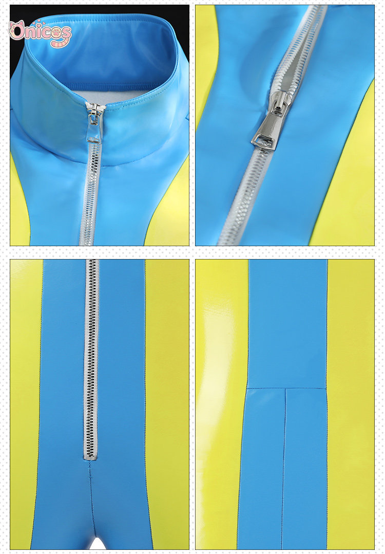 Anime Cosplay Dress For Men - Game Dispatch: Fantasia de Cosplay Amarela
