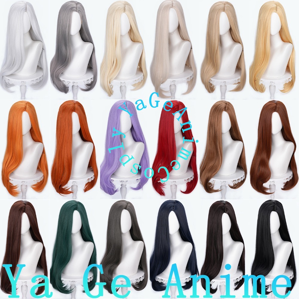 Anime Cosplay Realistic - Peruca Cosplay Universal de 60cm com