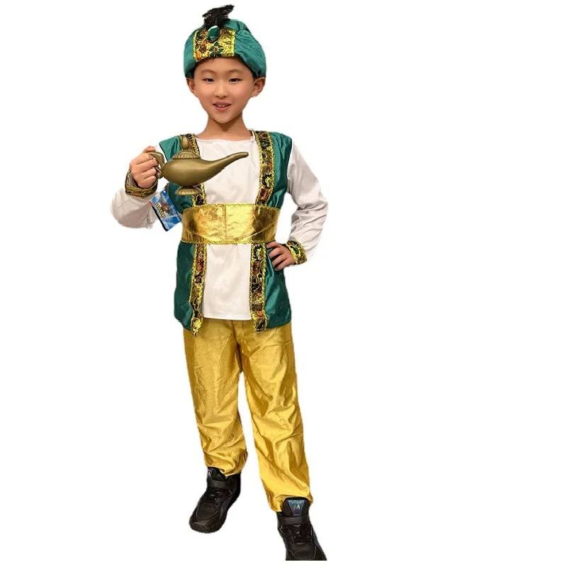 Anime Cosplay India - Crianças índia árabe aladdin príncipe cosplay