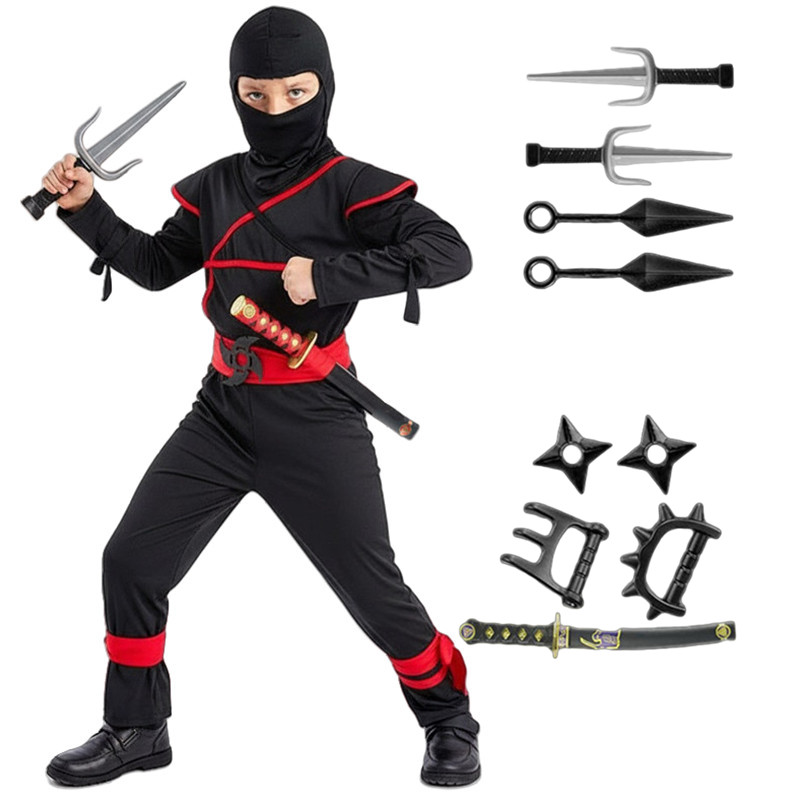 Kids Cosplay Anime - Traje de samurai japonês para crianças