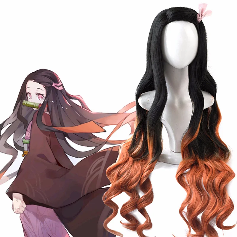 Peruca Kamado Nezuko para Cosp - Anime Cosplay Realistic avaliação e preço