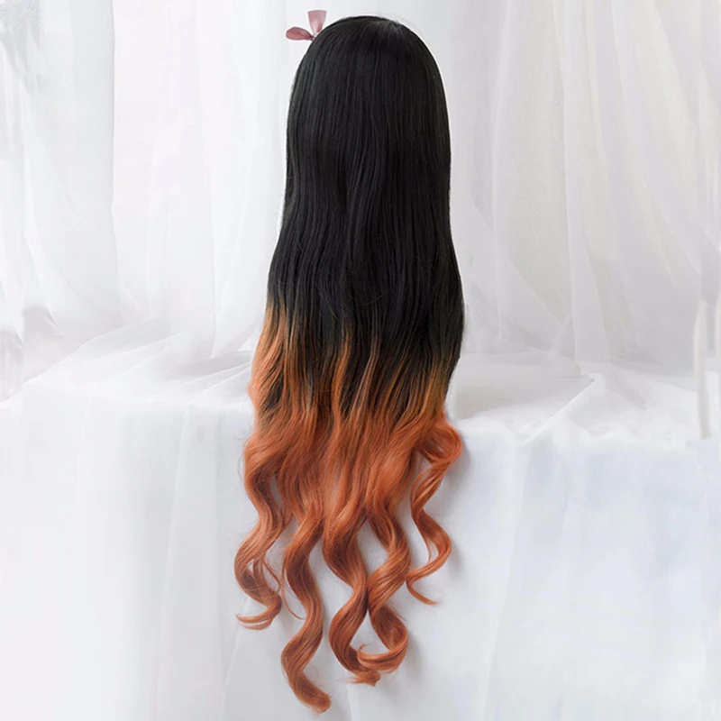 Peruca Kamado Nezuko para Cosp - Anime Cosplay Realistic avaliação e preço