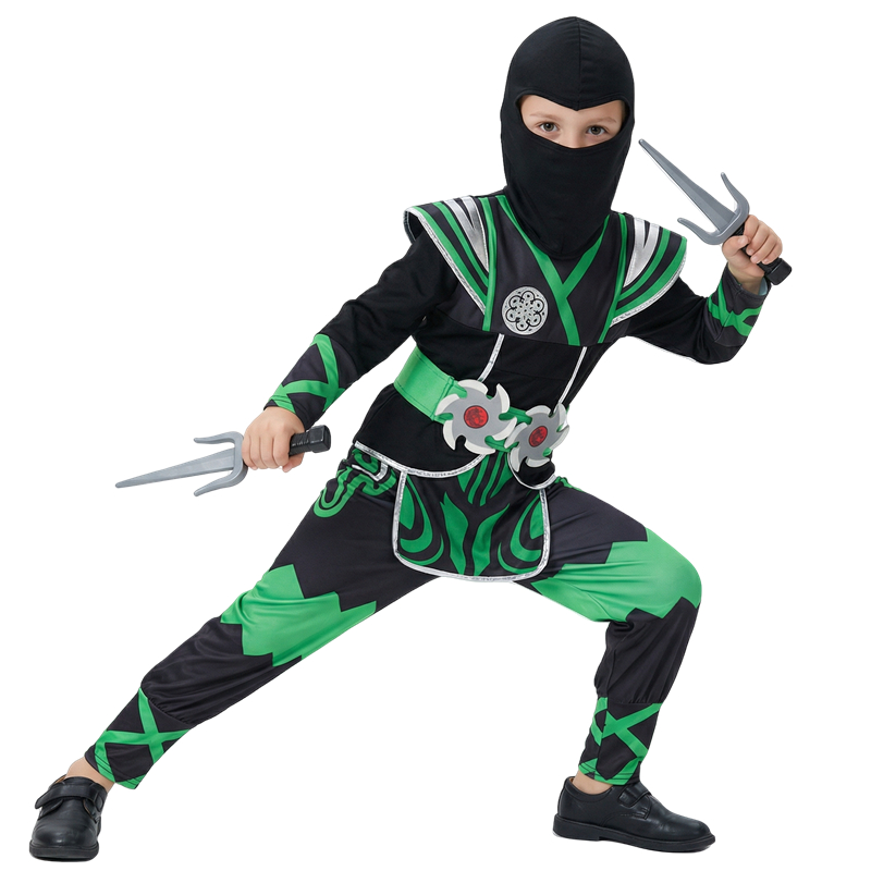 Conjunto de Fantasia de Ninja  - Kids Cosplay Anime avaliação e preço