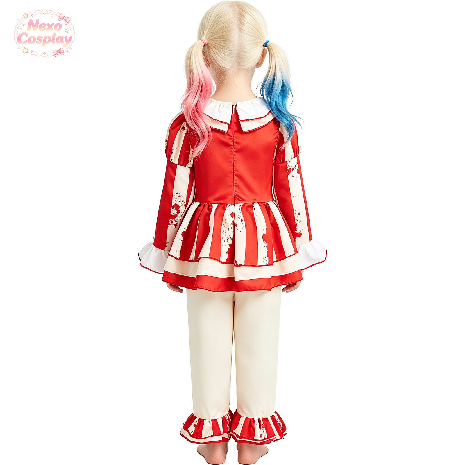 Fantasia de Palhaço de Terror  - Kids Cosplay Anime avaliação e preço