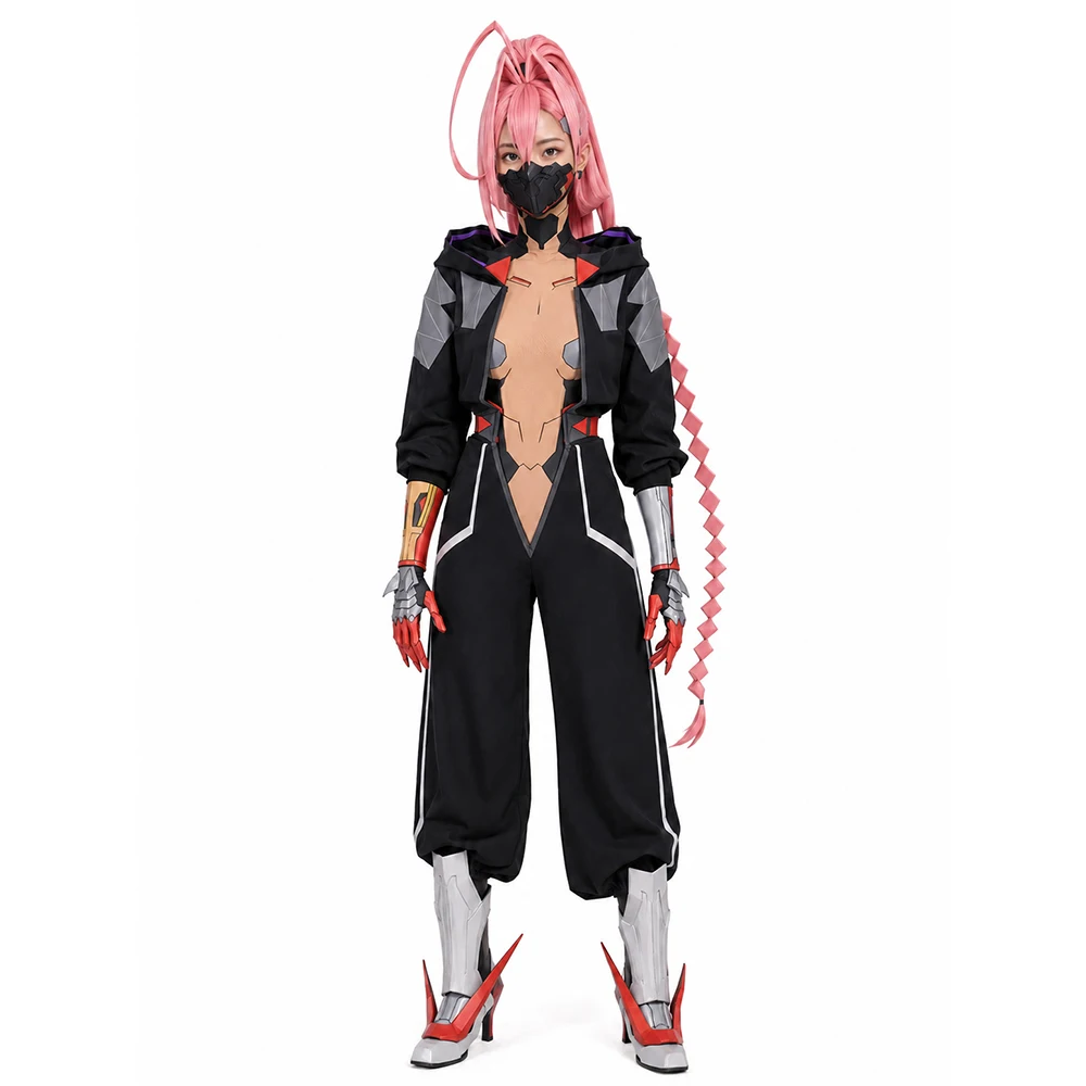 Fantasia Completa Cyberpunk Ed - Anime Cosplay Photoshoot avaliação e preço