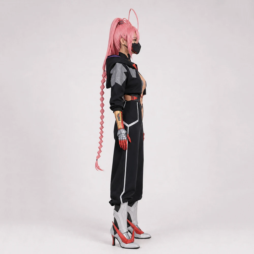 Fantasia Completa Cyberpunk Ed - Anime Cosplay Photoshoot avaliação e preço