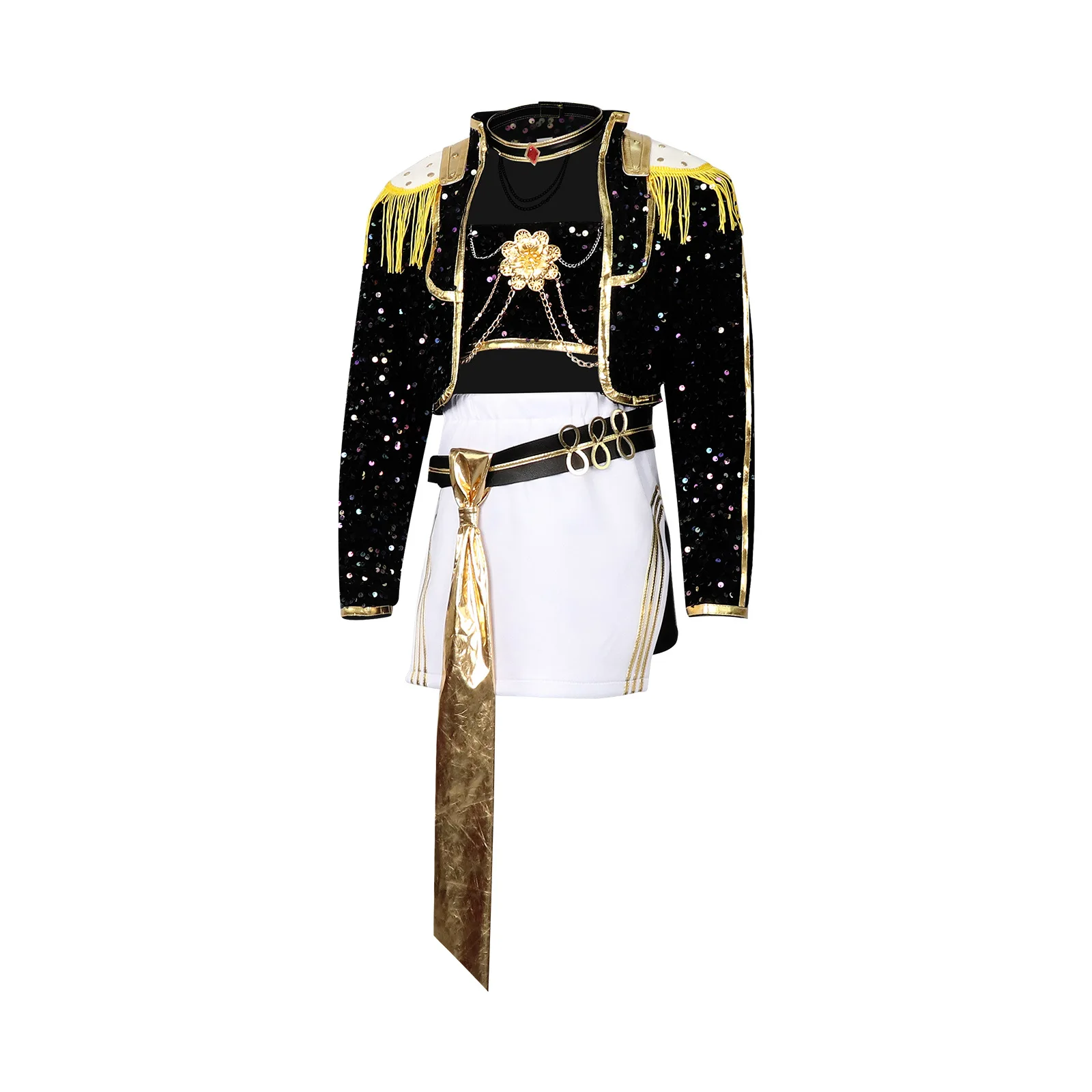 Cosplay crianças tank top traj - Kids Cosplay Anime avaliação e preço