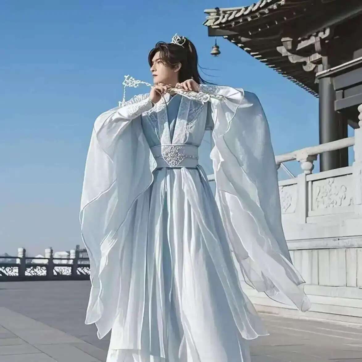 Tamanho grande 3xl hanfu mascu - Anime Cosplay Dress For Men avaliação e preço